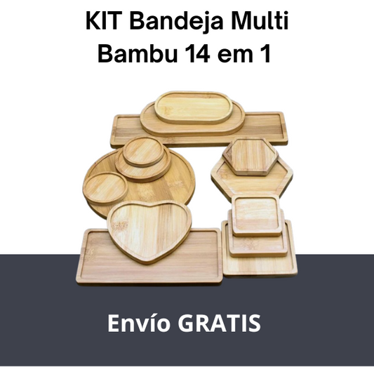 14-in-1 Bamboo Multi Tray Kit
